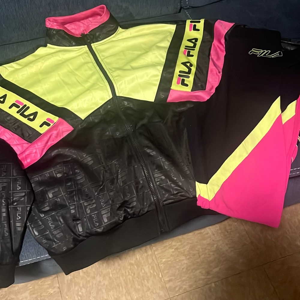 A woman fila suit